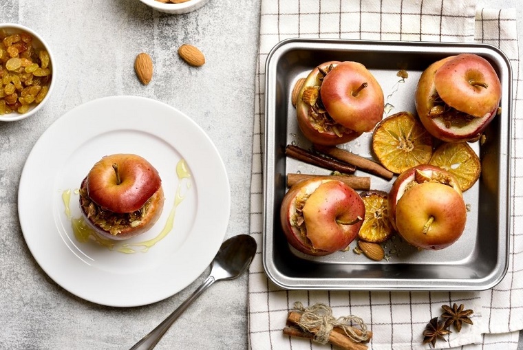 Rezeptbild Bratapfel Dessert Weihnachtsmenü