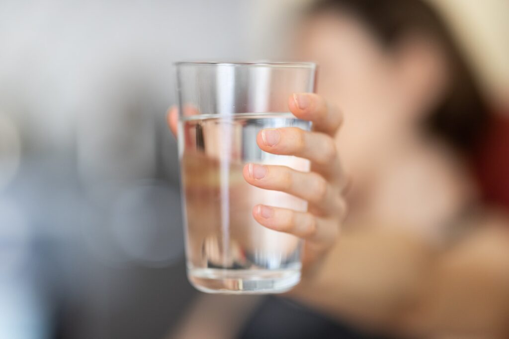 Viel Wasser trinken