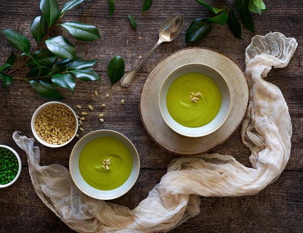 Rezeptbild Rosenkohlsuppe Vorspeise Weihnachtsmenü