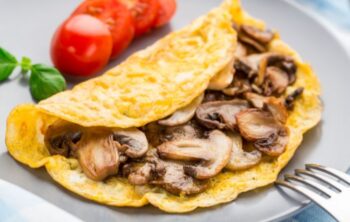 Omelette mit Pilzen