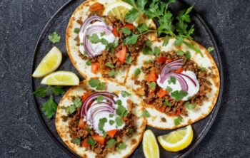 Rezept für Orientalische Wraps mit Ziegenkäse