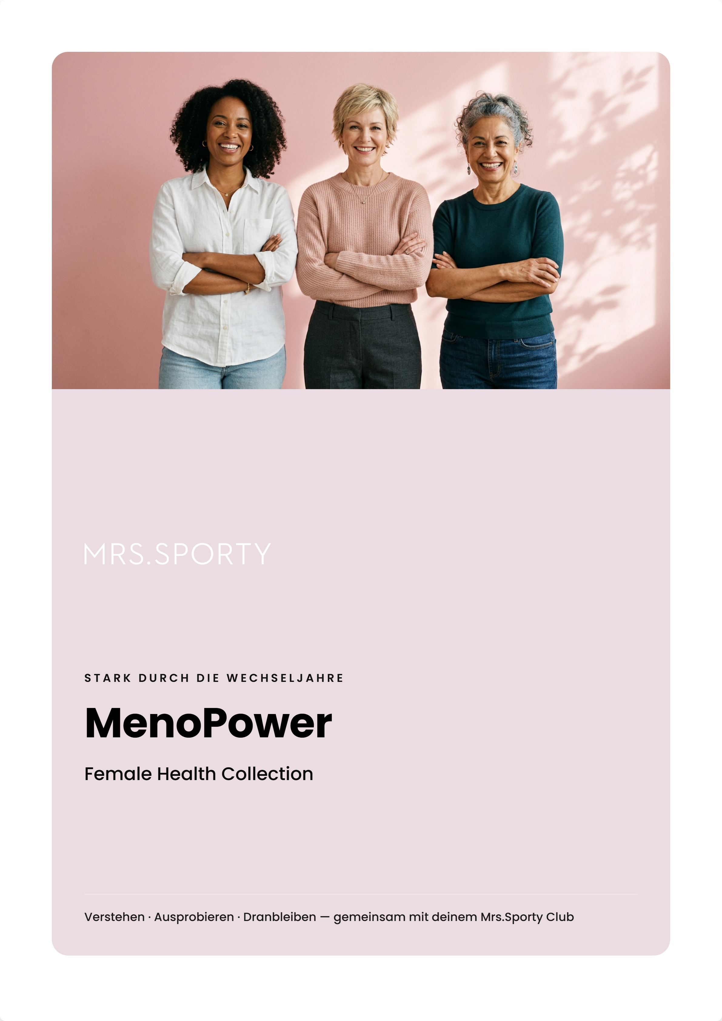 MenoPower Booklet Deckblatt