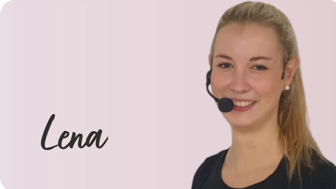 Lena vom Mrs.Sporty at home Team